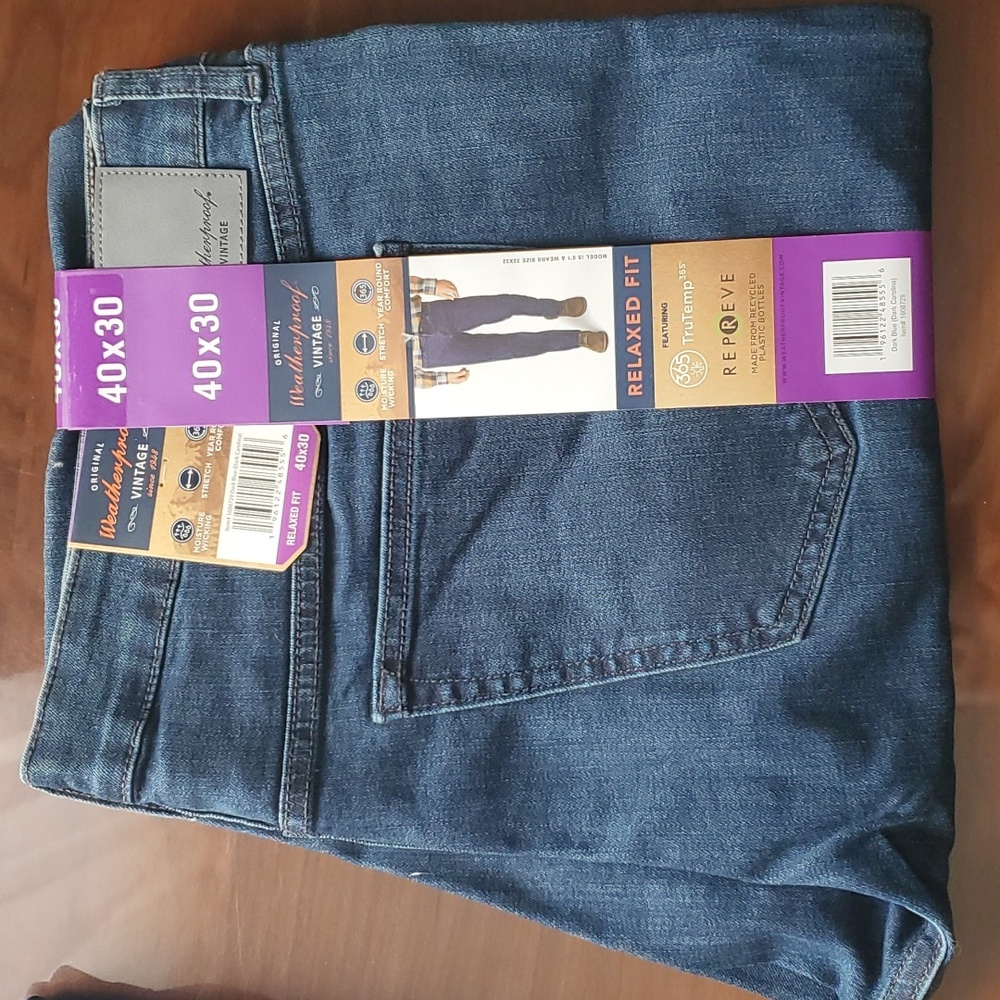 Weatherproof Vintage Men's Jean.  Relaxed Fit, size 40x30